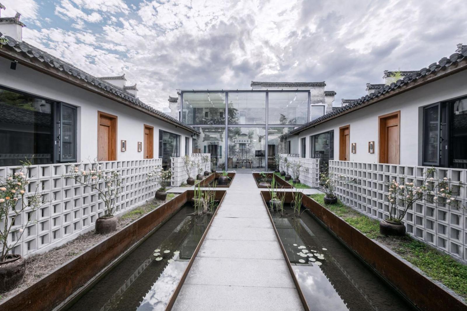 Hongcun Old Street Country House Montes Huang Exterior foto