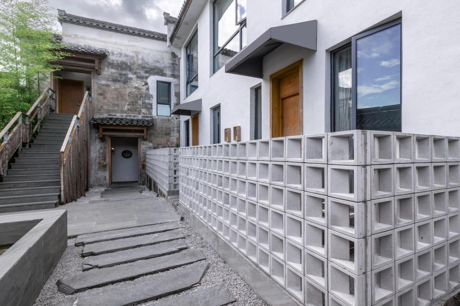 Hongcun Old Street Country House Montes Huang Exterior foto