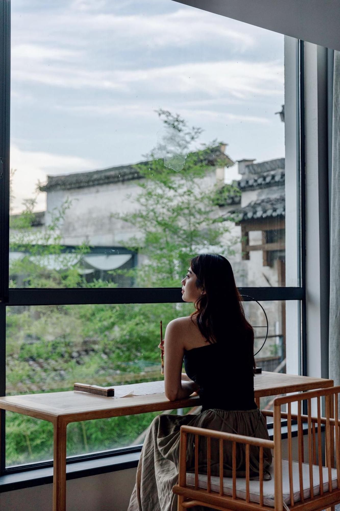 Hongcun Old Street Country House Montes Huang Exterior foto